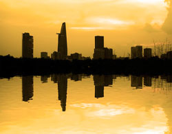 THE LOCATION OF HO CHI MINH CITY